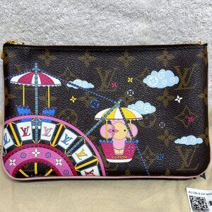 LOUIS VUITTON Vivienne Chain Pochette Double Zip Shoulder Bag LV M69744